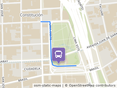 Mapa da parada