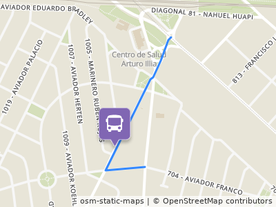 Mapa da parada