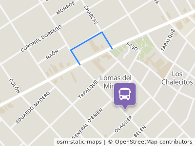 Mapa da parada