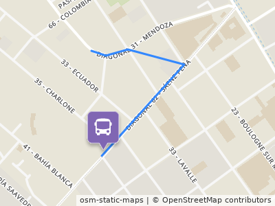 Mapa da parada