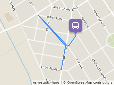 Mapa da parada