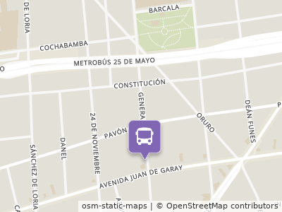 Mapa da parada