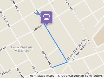 Mapa da parada