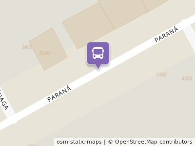 Mapa da parada