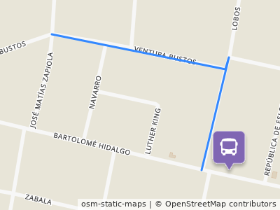 Mapa da parada