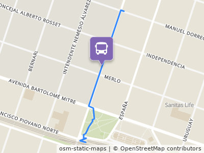 Mapa da parada