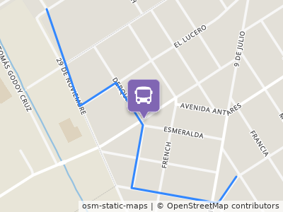 Mapa da parada
