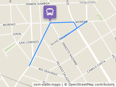 Mapa da parada