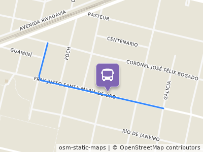 Mapa da parada