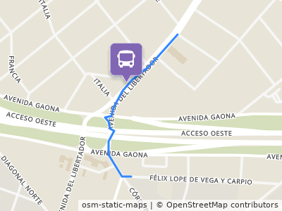 Mapa da parada