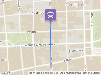 Mapa da parada