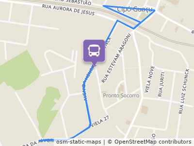 Mapa da parada