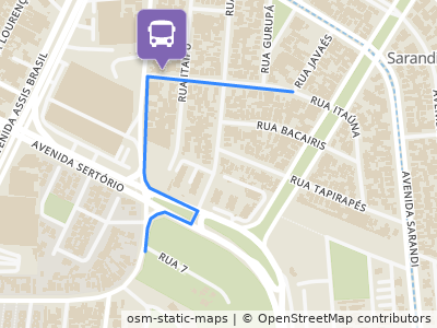 Mapa da parada