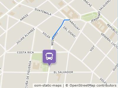 Mapa da parada