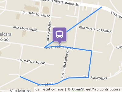 Mapa da parada