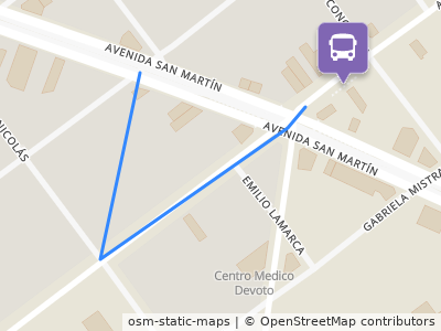 Mapa da parada