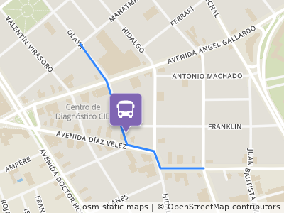 Mapa da parada