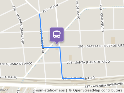 Mapa da parada