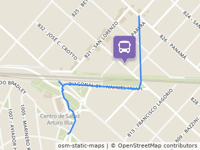 Mapa da parada