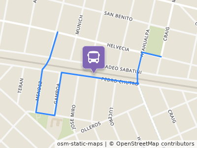 Mapa da parada