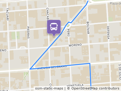 Mapa da parada