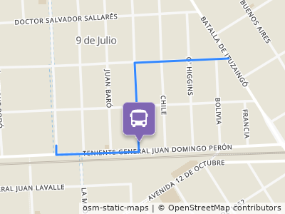 Mapa da parada