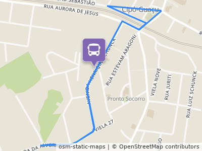Mapa da parada