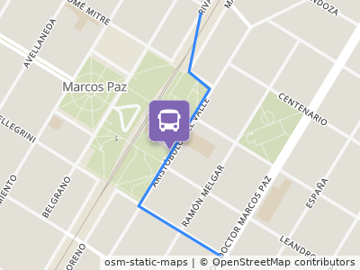 Mapa da parada