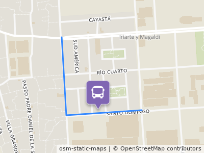 Mapa da parada
