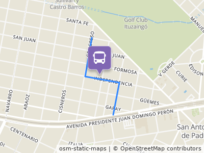 Mapa da parada