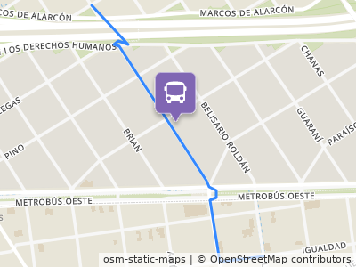 Mapa da parada