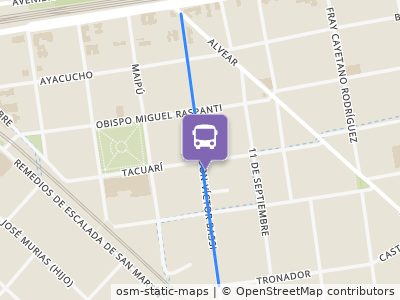 Mapa da parada