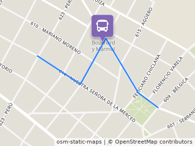 Mapa da parada