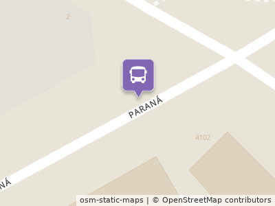 Mapa da parada