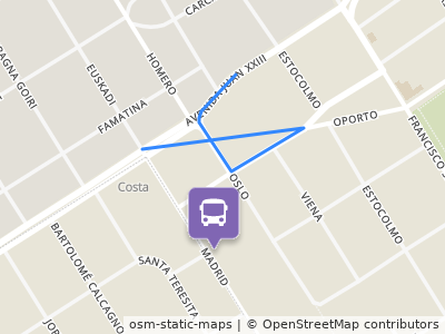 Mapa da parada