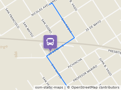 Mapa da parada