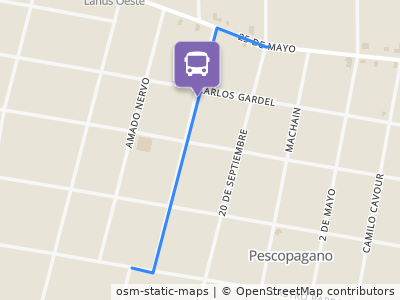 Mapa da parada