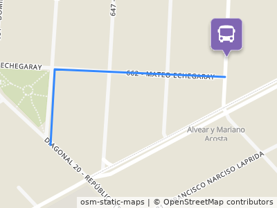 Mapa da parada