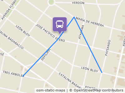 Mapa da parada