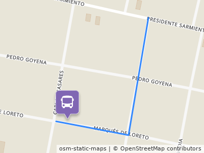 Mapa da parada