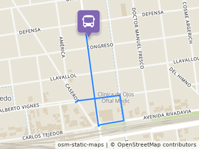 Mapa da parada