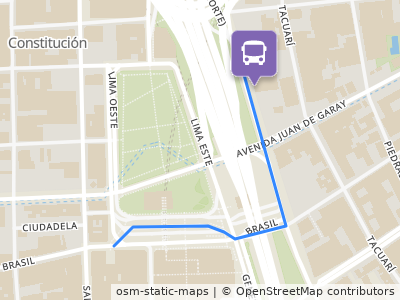 Mapa da parada