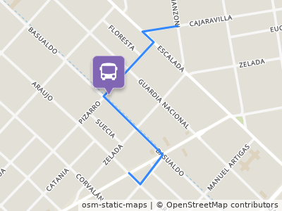 Mapa da parada