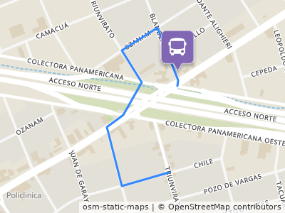 Mapa da parada