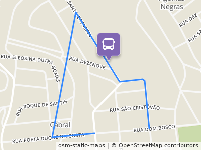 Mapa da parada