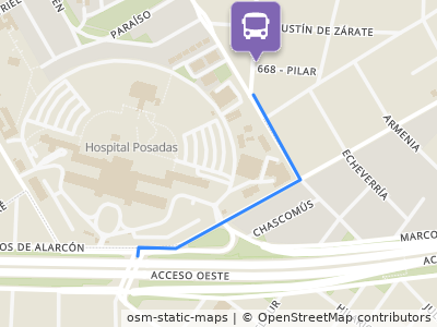 Mapa da parada
