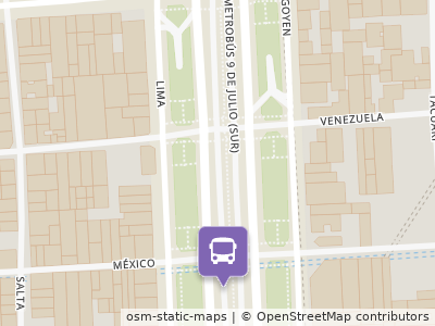 Mapa da parada
