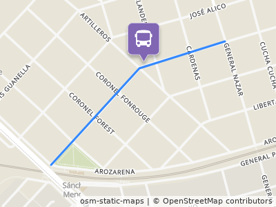 Mapa da parada