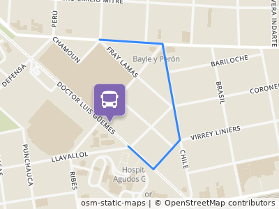 Mapa da parada