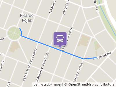 Mapa da parada